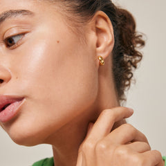 Classic Wide Hoops - Gold