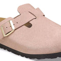 Boston Suede Leather Narrow - Light Rose