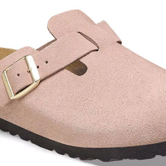 Boston Suede Leather Narrow - Light Rose