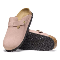 Boston Suede Leather Narrow - Light Rose