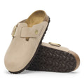 Boston Big Buckle Nubuck Leather Narrow - Sandcastle
