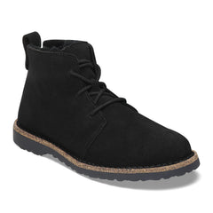 Uppsala Chukka Shearling Suede Leather Narrow - Black