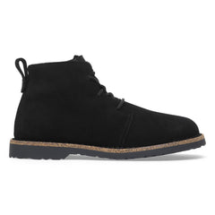 Uppsala Chukka Shearling Suede Leather Narrow - Black