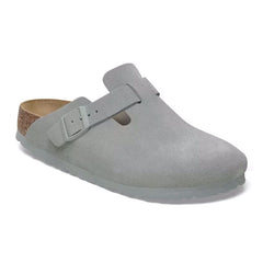 Boston Suede Leather Narrow - Pure Sage