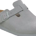 Boston Suede Leather Narrow - Pure Sage