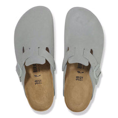 Boston Suede Leather Narrow - Pure Sage