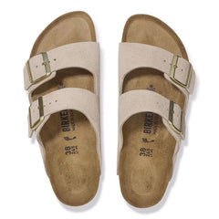 Arizona Suede Leather Narrow - Sandcastle