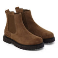 Highwood Slip On Women Suede Leather Narrow - Dark Tea