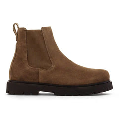Highwood Slip On Women Suede Leather Narrow - Dark Tea