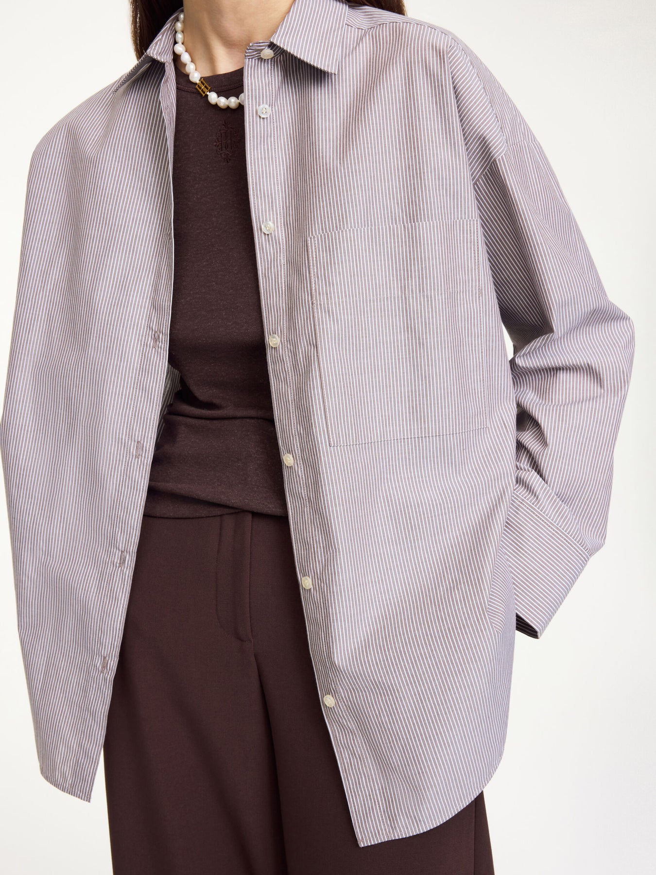 Derris - Thin Brown Stripe