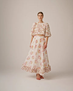 Organza Skirt - Watercolor Dreams