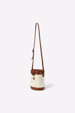 Canvas Bucket Bag - Brown