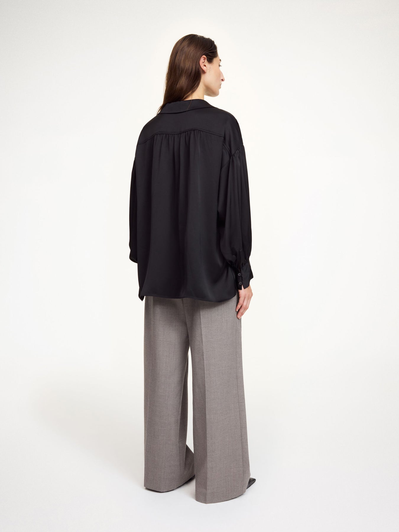 Leonora Satin - Black