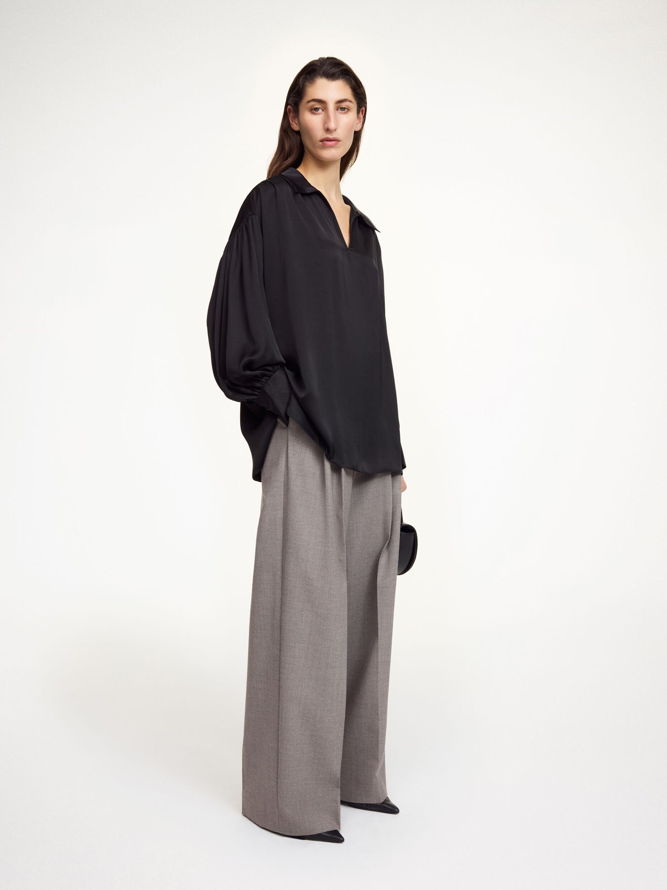 Leonora Satin - Black