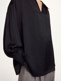 Leonora Satin - Black