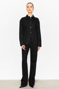 Eloise Embellished Shirt - Black
