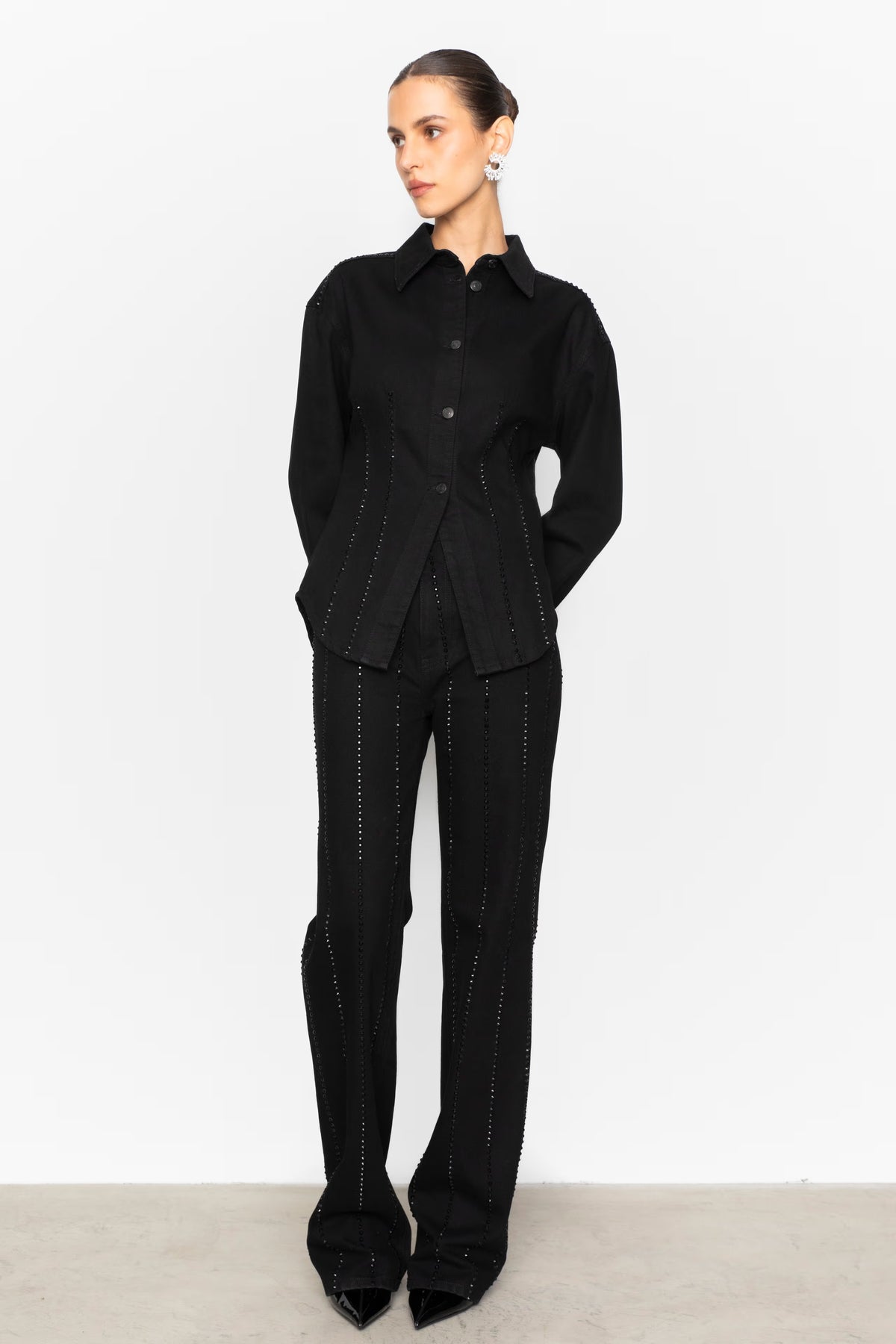 Luca Embellished - Black