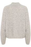 AlphaGZ Short Cardigan - Light Grey Melange