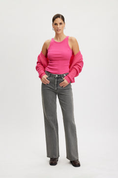 DrewGZ SL Top - Pink Peacock