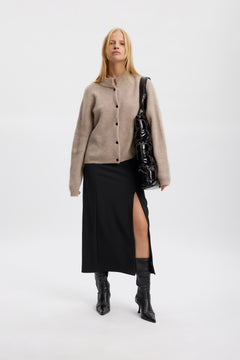 JoelleGZ HW Long Skirt - Black
