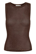 Silvigz Top - Deep Brown Metallic