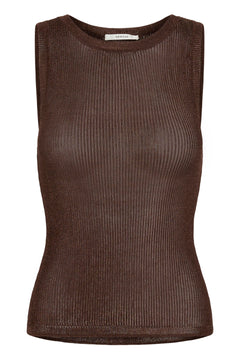 Silvigz Top - Deep Brown Metallic