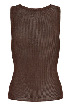 Silvigz Top - Deep Brown Metallic