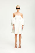 DaniGZ Off Shoulder Dress - Egret