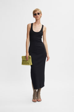 DrewGZ SL Reversible Long Dress  - Black