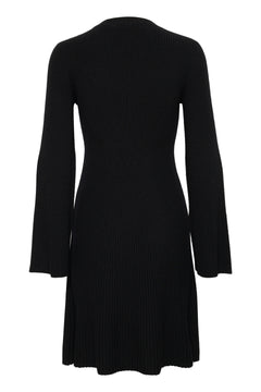 Antaligz Wool Short Dress - Black