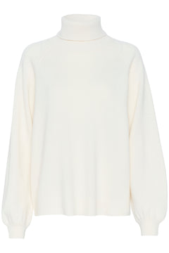 Manzigz Wool Rollneck - Egret