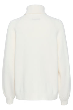 Manzigz Wool Rollneck - Egret