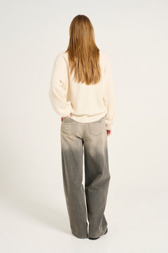 Manzigz Wool Rollneck - Egret