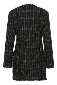 Gaellygz Dress - Blacknwhite Check