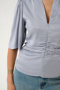 GZbianca Blouse - Grey Blue
