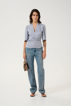 GZbianca Blouse - Grey Blue