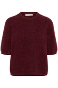 Gzalpha Ss Tee - Blood Red Mélange
