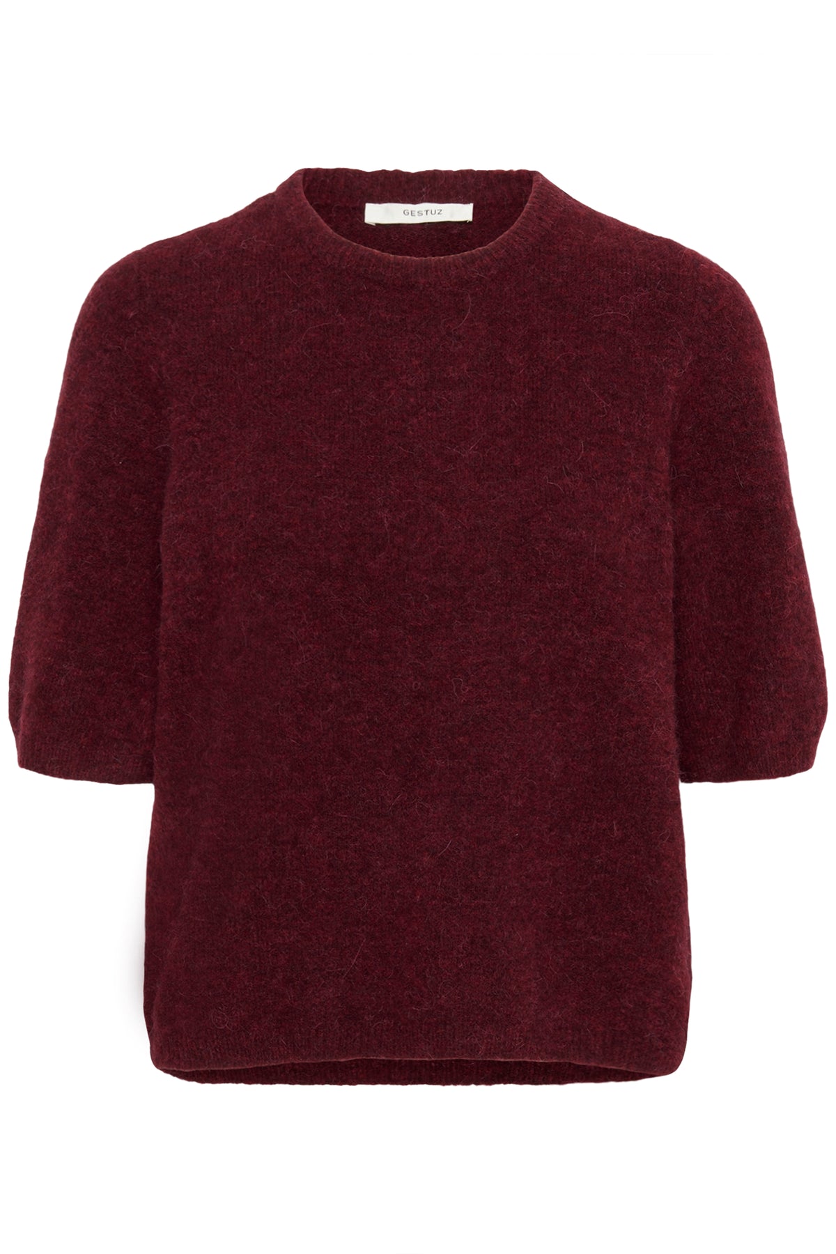 Gzalpha Ss Tee - Blood Red Mélange