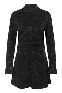 Gzrosia Short Dress - Black