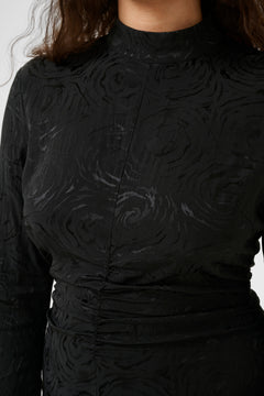 Gzrosia Short Dress - Black