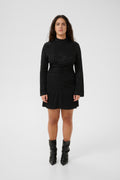 Gzrosia Short Dress - Black