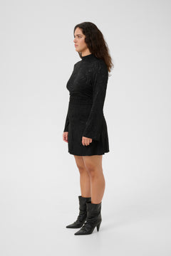 Gzrosia Short Dress - Black