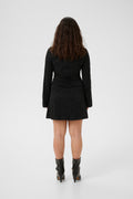 Gzrosia Short Dress - Black