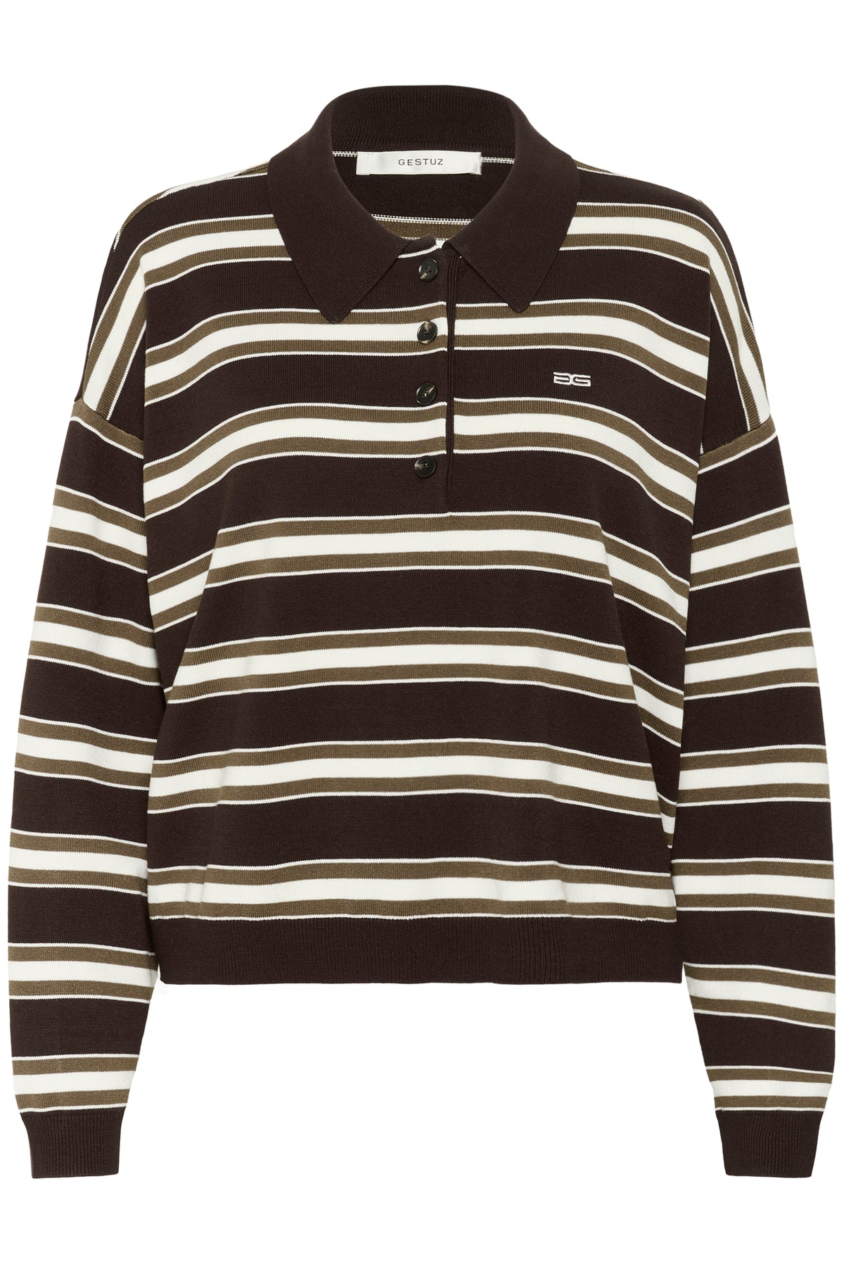 Gzpaige Polo Pullover - Molé/Dark Beech/Egret