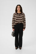 Gzpaige Polo Pullover - Molé/Dark Beech/Egret