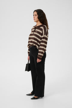 Gzpaige Polo Pullover - Molé/Dark Beech/Egret