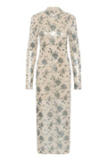 Gzsveda Dress - Champagne/Black Sequins