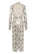 Gzsveda Dress - Champagne/Black Sequins