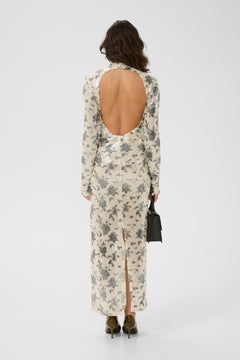 Gzsveda Dress - Champagne/Black Sequins
