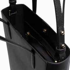 Ann Large - Grained Leather Black